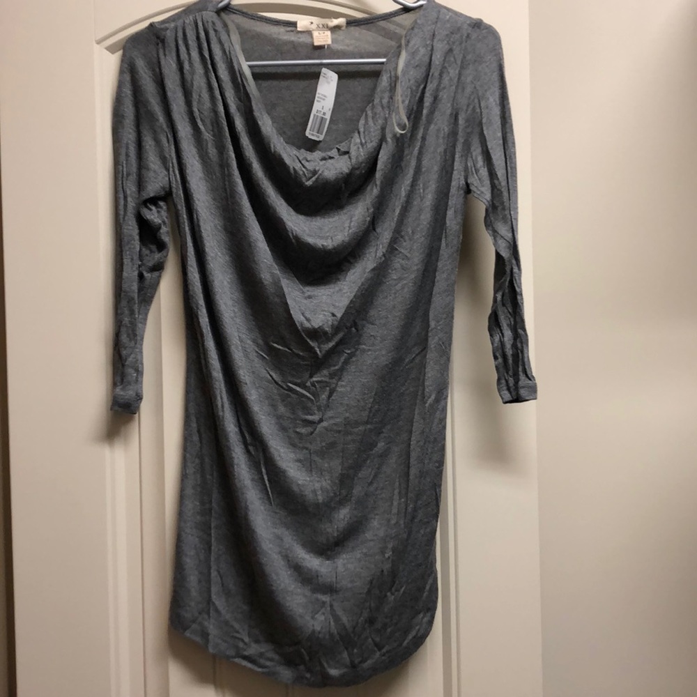 Forever 21 Size S Cowl Neck Knot Top